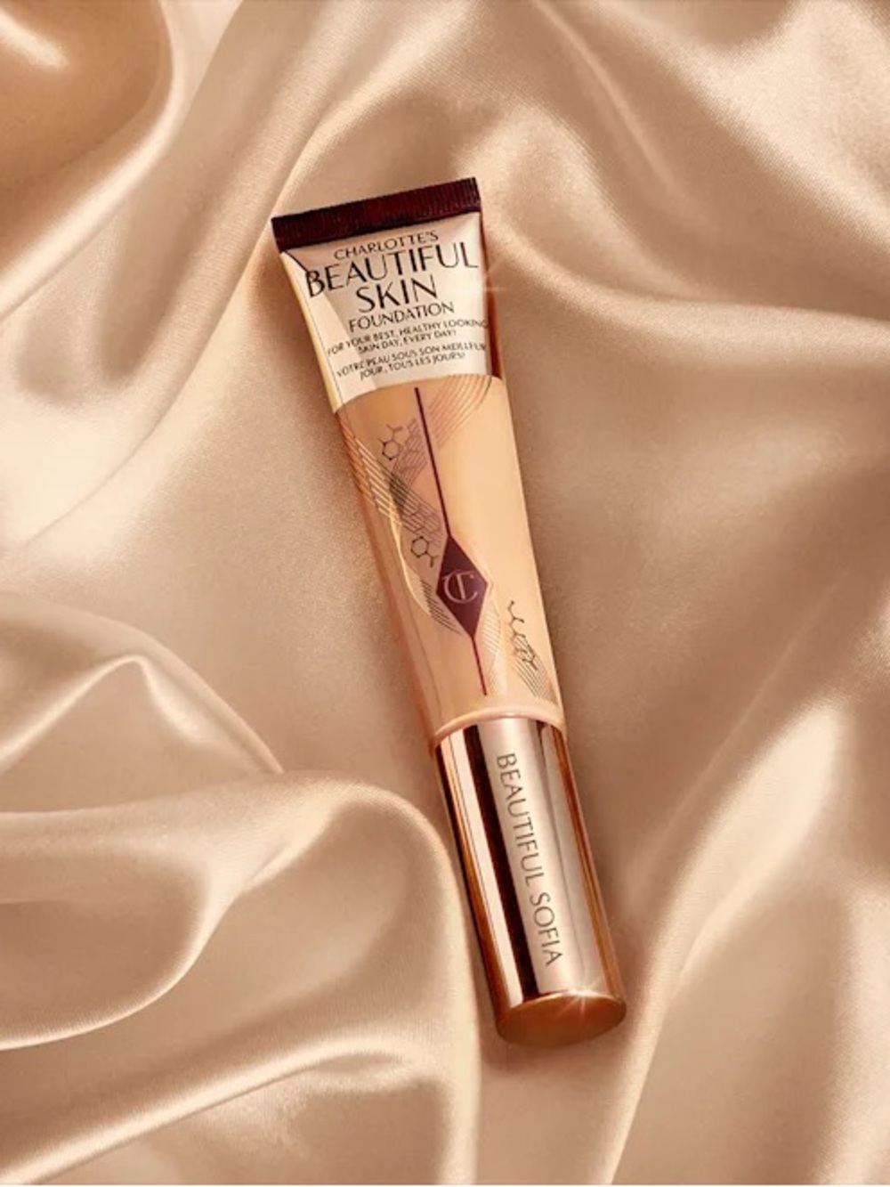 NEW Charlotte Tilbury Beautiful Skin Medium Coverage Liquid Foundation